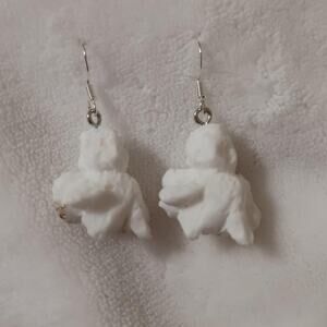 Fun creative popcorn earrings